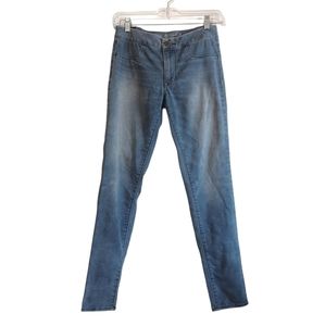 AE SHORT Super Super Stretch Blue Jeggings